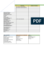 Wedding Preps Tracker