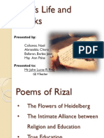 Rizal's Life and Works: Presented by