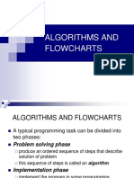 Lecture 4.1 Algorithms and Flowcharts