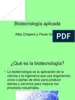 Biotecnología Aplicada Alba y Paula