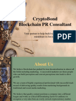 Cryptobond Blockchain PR Consultant: Your Partner To Help Build Right Perception and Mindshare in Social Media