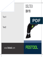 Festool Systainer Label Deltex Dx 93