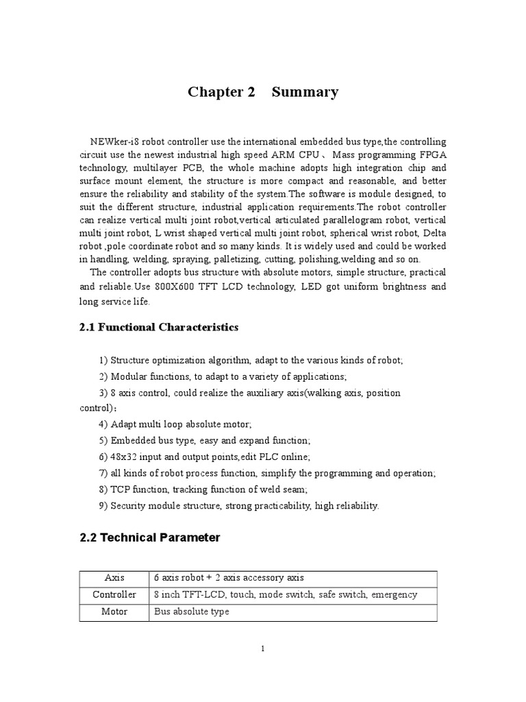 NEWker Robot Controller Overview | PDF | Numerical Control ...