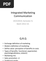 Integrated Marketing Communication