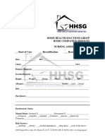 Nursing Assessment Form