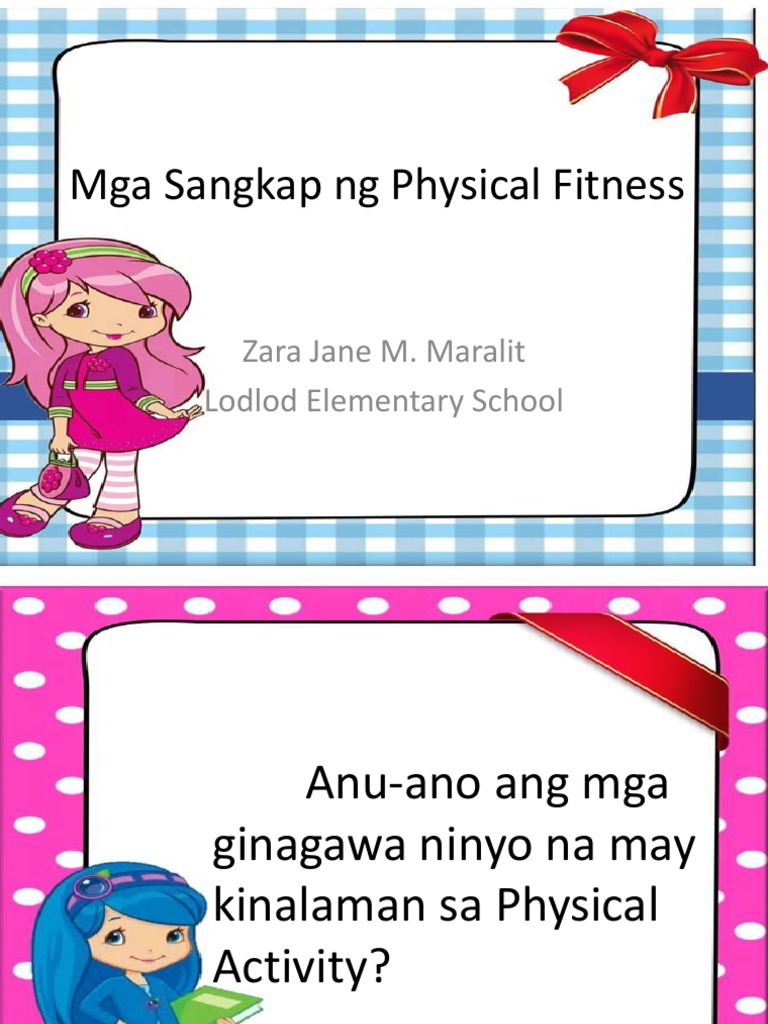 Mga Sangkap Ng Physical Fitness y1a2