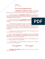 Affidavit - 2 Disinterested - MALE