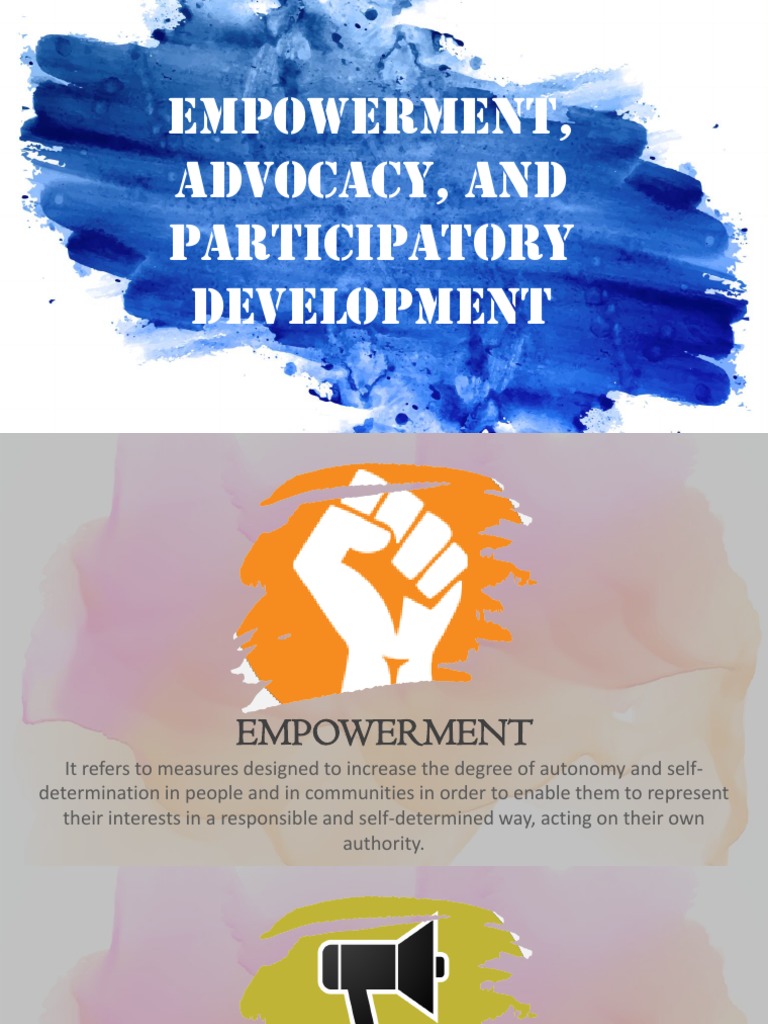 Empowerment and Advocacy in Community Development | PDF | Empowerment ...