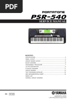 Teclado PSR 540