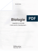 Teste Biologie Bac