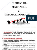 Politicas de Capacitacion y Desarrllo Personal PDF