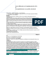 Comprender Los Factores Influyentes en La Implementación de La Sostenibilidad Social