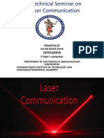 Technical Seminar On Laser Communication