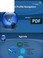 Vertical Profile Navigation: Mode Review