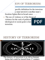 Defining Terrorism: Causes, Tactics & Impacts