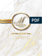 Grand Hall Evolve Wedding Rate Card 2020 GEN PDF