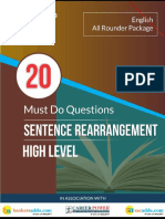 20 Sentence Rearrangement High Level