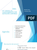 Control de Temperatura para Un Tanque de Calentamiento