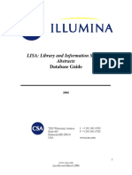 LISA: Library and Information Science Abstracts: Database Guide