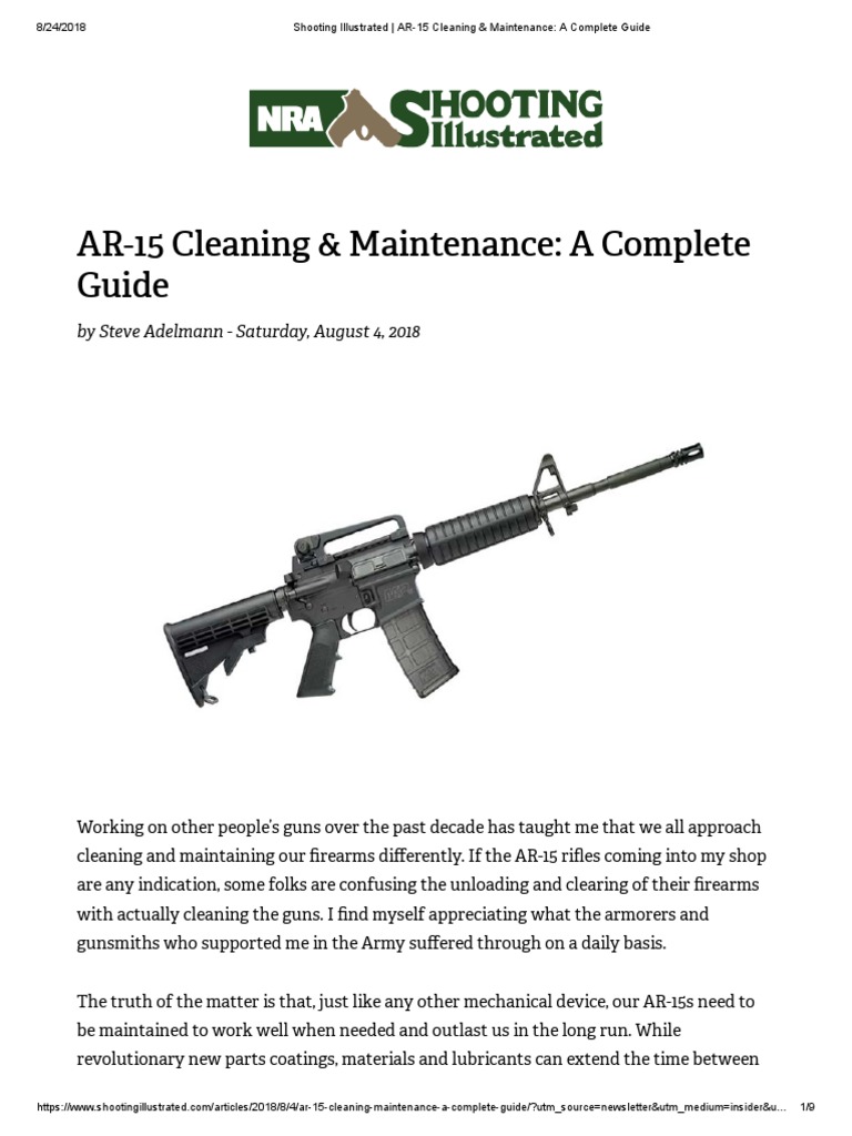 AR15 Cleaning & Maintenance_ a Complete Guide Gun Barrel