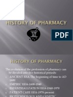 History of Pharmacy