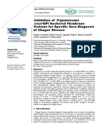 Validation of Trypanosoma cruzi-GPI Anchored Membrane Proteins For Specific Sero-Diagnosis of Chagas Disease