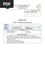 Test - 7TH - Unit 1