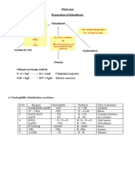 Mind Map Preparation of Haloalkanes