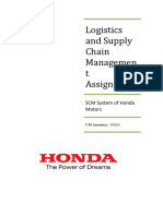 Supply Chain Management System of Honda Motors