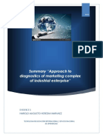 Evidence 1-Approach To Diagnostics of Marketing Complex of Industrial Enterprise
