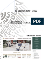Presentación Calendario escolar 2019-2020