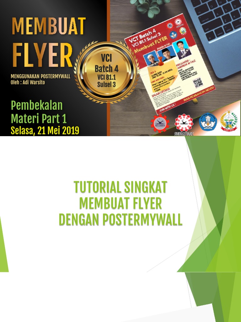 Tutorial Membuat Flyer Dengan POSTERMYWALL PDF
