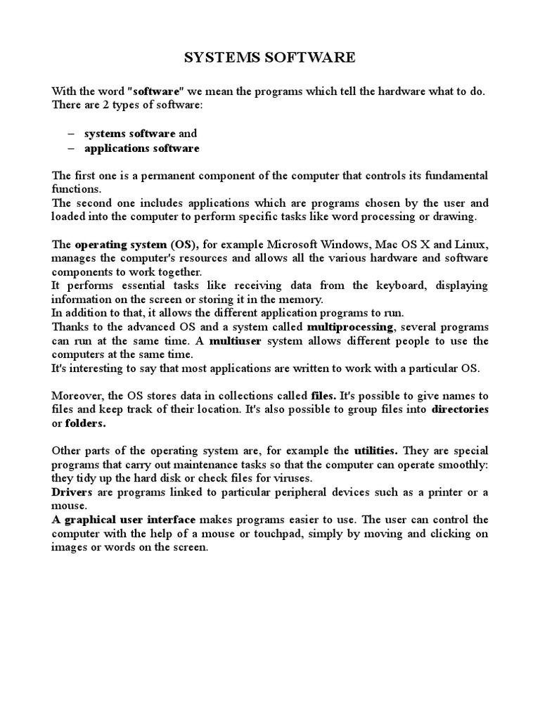 Systems Software PDF