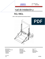 WS WALTCO RGL RBGL-Series Install Manual Español