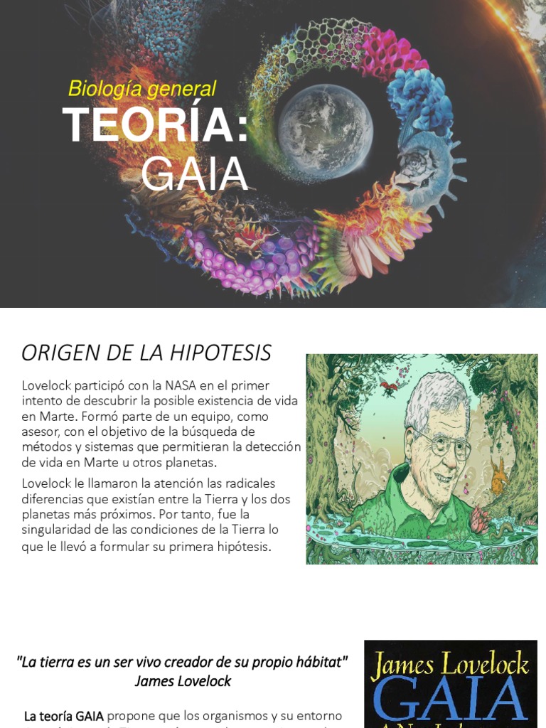 Teoría de Gaia: La Tierra como Ser Vivo | PDF | Hipótesis de Gaia |  Naturaleza