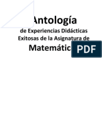ISA - Antologia de Experiencias Didacticas Exitosas - Matematicas - 2016