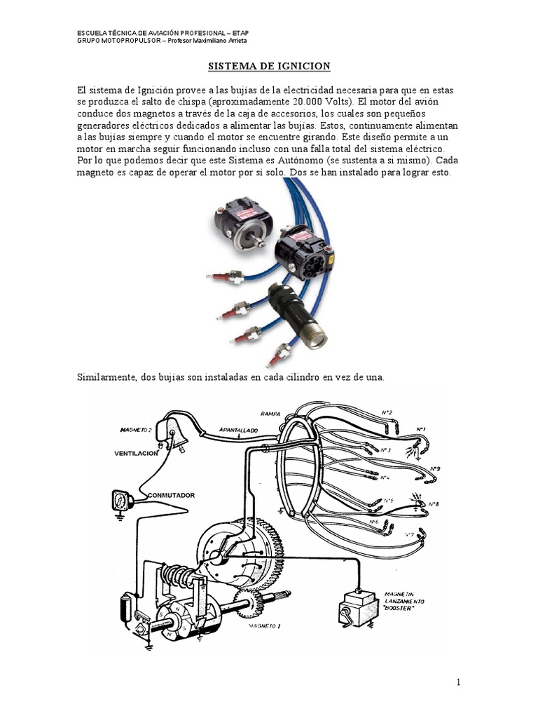 Sistema de Ignición | PDF | Motor de combustión interna | Propulsión