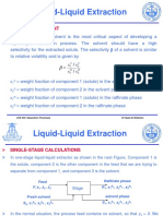 Liquid-Liquid Extraction: Choice of Solvent