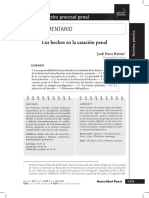 Los Hechos en La Casacion Penal PDF