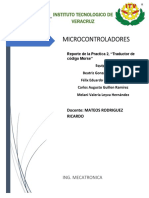 Reporte Codigo Morse Practica 2 Micro