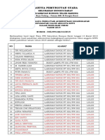 Pengumuman Seleksi Administrasi