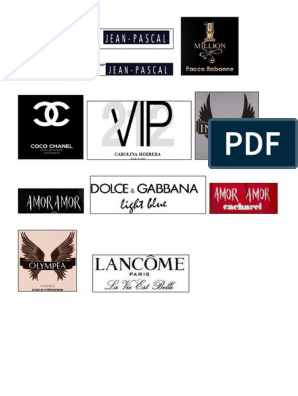 Etiquetas de Perfumes para Imprimir en Adhesivo PDF