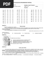 Língua Portuguesa 6º Ano Avaliação Intermediária-converted