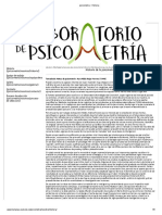 Psicometria Historia