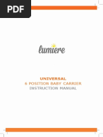 lumiere baby carrier manual