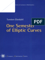 One Semester of Elliptic Curves - Ekedahl
