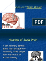 Brain Drain Presentation Summary