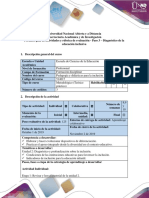 Guía de Actividades y Rúbrica de Evaluación - Paso 3 - Diagnóstico de La Educación Inclusiva