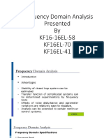 Frequency Domain Analysis Presented by KF16-16EL-58 KF16EL-70 KF16EL-41