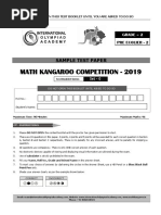 Math Kangaroo Practice Problems (Grades 1-8) | PDF | Geometry ...